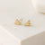 Gold Everly Heart Stud Earrings | Lover's Tempo | boogie + birdie