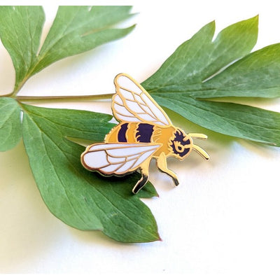 Bee Enamel Pin | Crystal Driedger | boogie + birdie