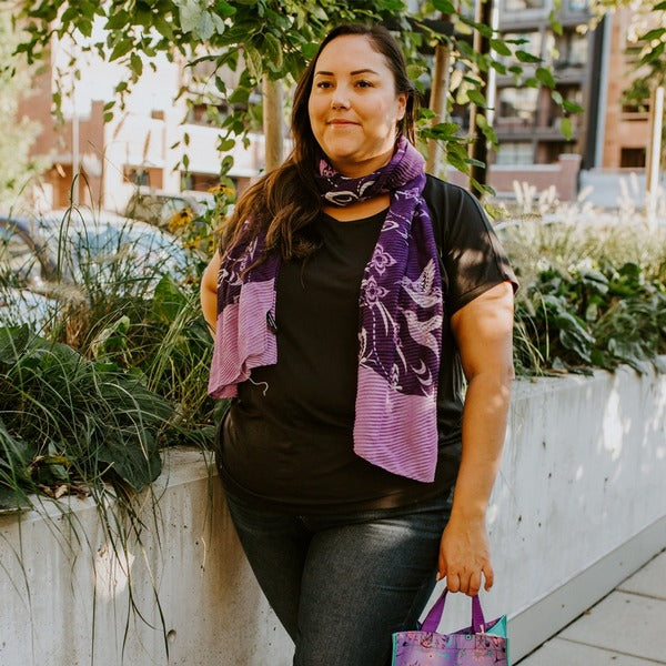 Hummingbird Coast Salish Scarf | Native Northwest | boogie + birdie