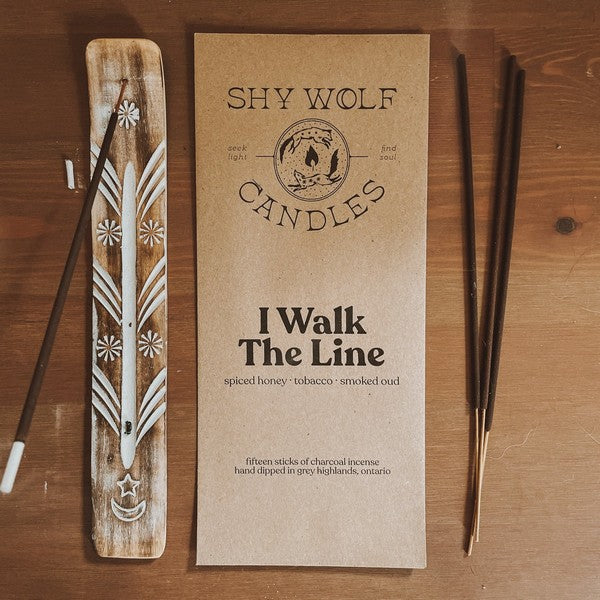 I Walk The Line Incense (Pack of 15) | Shy Wolf Candles | boogie + birdie