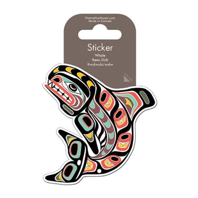 Whale Kwakwaka'wakw Sticker | Native Northwest | boogie + birdie