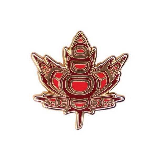 Maple Haisla/Heiltsuk Enamel Pin | Native Northwest | boogie + birdie | Paul Windsor