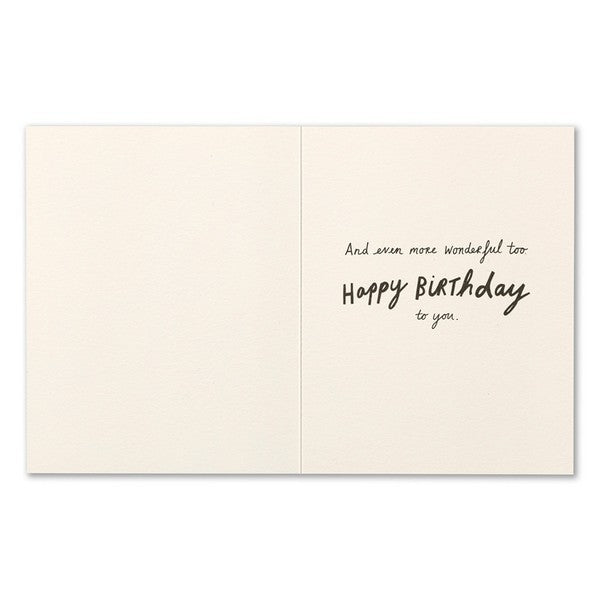 Just That Much Bolder & Brighter Birthday Card | Compendium | boogie + birdie