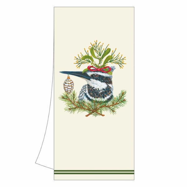 Kingfisher Holiday Kitchen Towel | Kitchen | boogie + birdie

