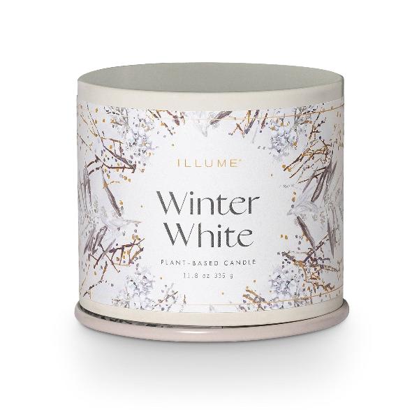 Winter White Large Tin Candle | Illume | boogie + birdie