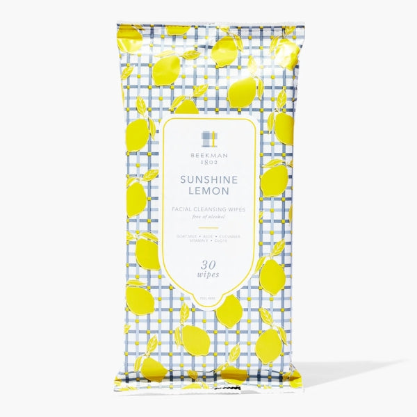 Sunshine Lemon Face Wipes | Beekman 1802 | boogie + birdie

