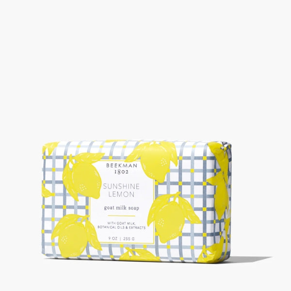 Sunshine Lemon Bar Soap | Beekman 1802 | boogie + birdie