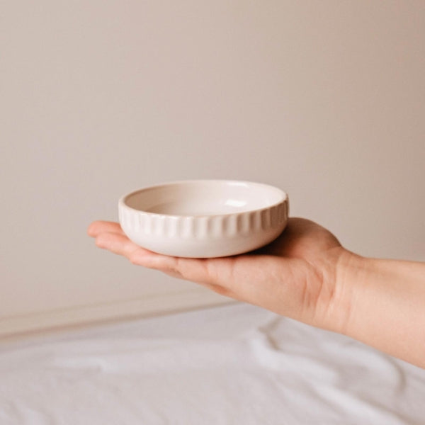 Cream Ceramic Nest Dish | Mimi & August | boogie + birdie

