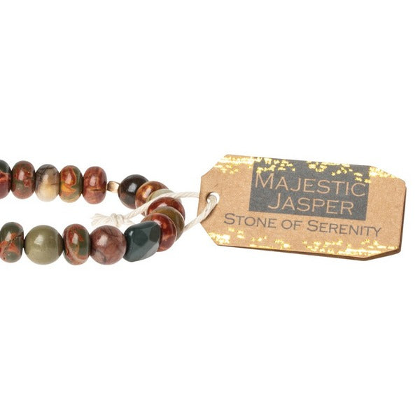 Majestic Jasper Stacking Bracelet SS017 | Scout | boogie + birdie

