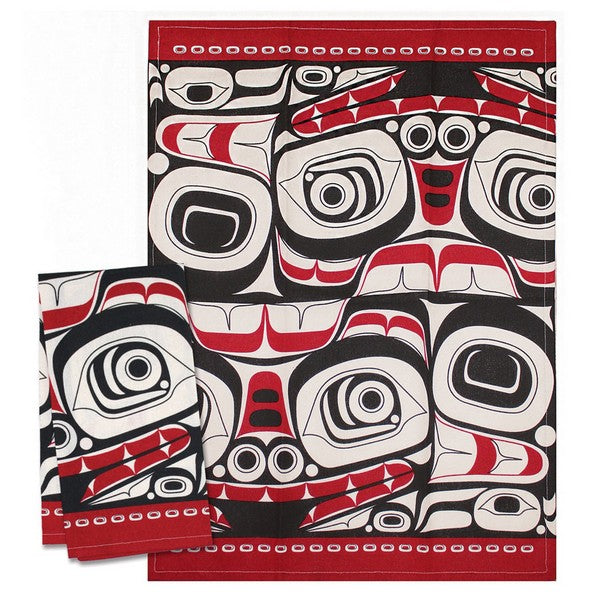 Matriarch Bear Tsimshian Ts'msyen Tea Towel | Native Northwest | boogie + birdie