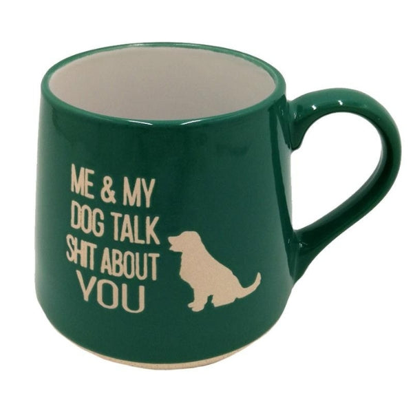 Me & Dog Talk Shit About You Large Mug | Home | boogie + birdie