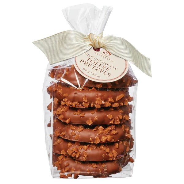 Milk Chocolate Toffee Pretzels | Saxon Chocolate | boogie + birdie