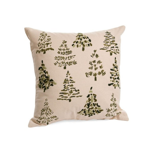 Green Trees Cotton Cushion 18 x 18 | Pillows | boogie + birdie