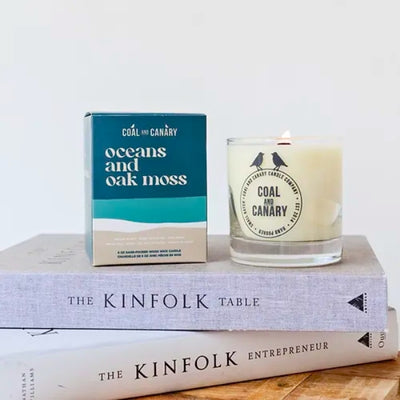 Oceans & Oak Moss Candle | Coal & Canary | boogie + birdie