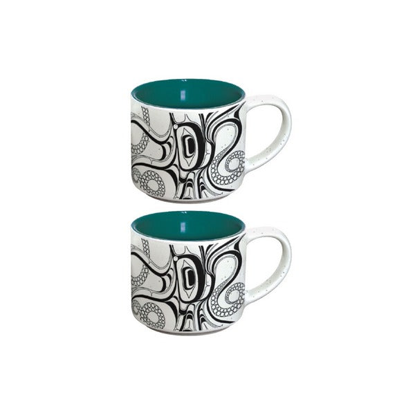 Octopus - Nuu Espresso Mugs - Set of 2 |  Native Northwest | boogie + birdie