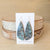 Olive & Teal Floral Wing Cork Earrings | Plum Tree Handmade | boogie + birdie