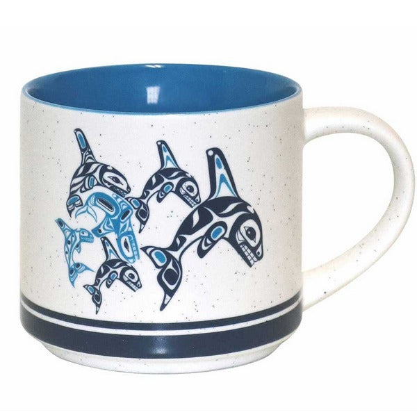 Orca Family Ceramic Mug | Native Northwest | boogie + birdie