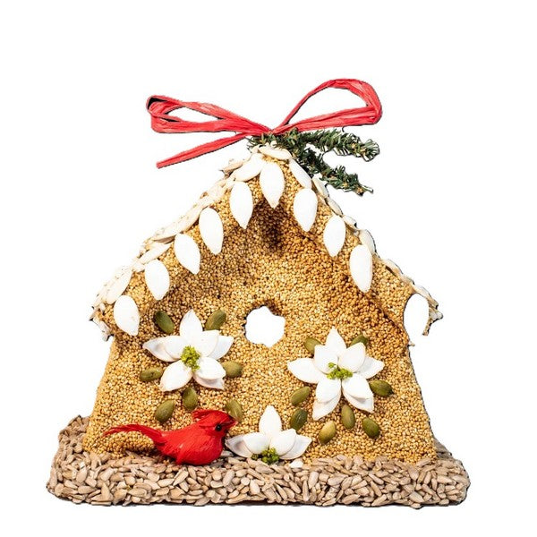 Poinsetta Bird Seed House | Mr. Bird | boogie + birdie