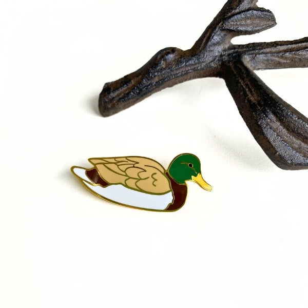 Mallard Male Enamel Pin | Crystal Driedger | boogie + birdie