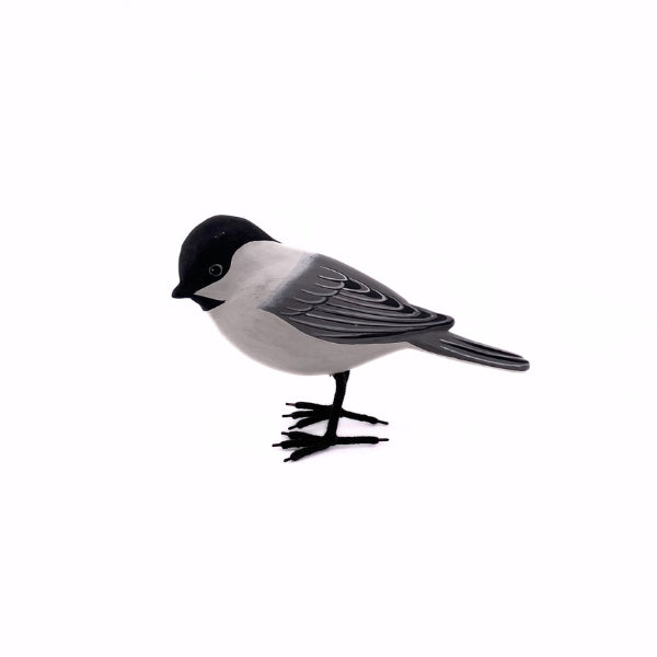 Hand Carved Chickadee Statue | Aviologie | boogie + birdie