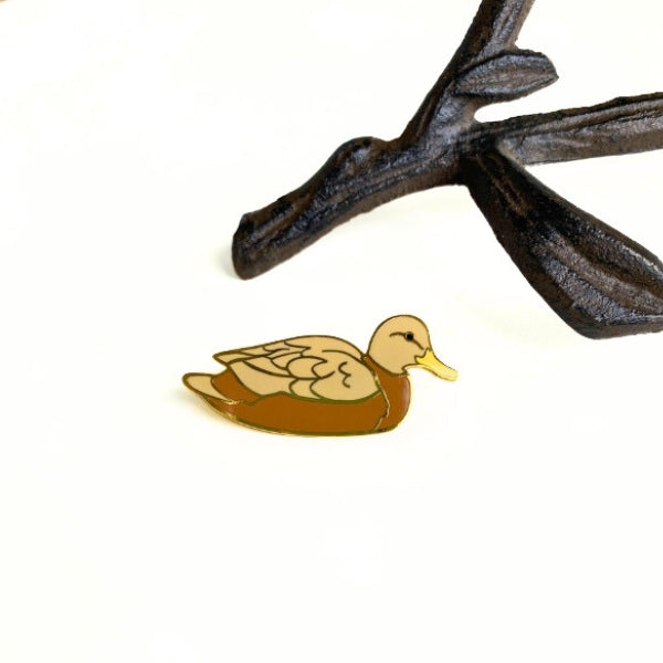 Mallard Female Enamel Pin | Crystal Driedger | boogie + birdie