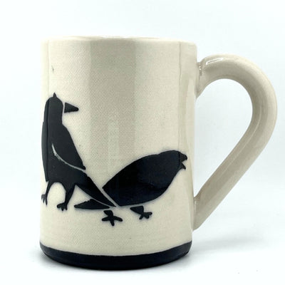 Crow Couple Mug | Susan Robertson Pottery | boogie + birdie