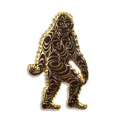 Sasquatch Coast Salish Enamel Pin | Native Northwest | boogie + birdie