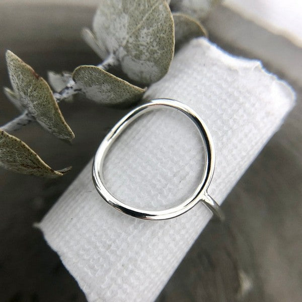Silver Circle Ring | Open Fire | boogie + birdie