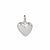 Silver Slim Heart Charm | Marmalade | boogie + birdie
