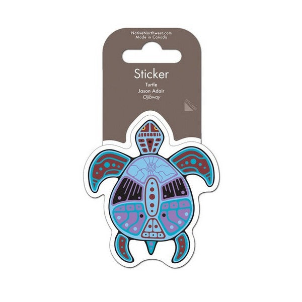 Turtle  Ojibway Sticker | Native Northwest | boogie + birdie | Jason Adair