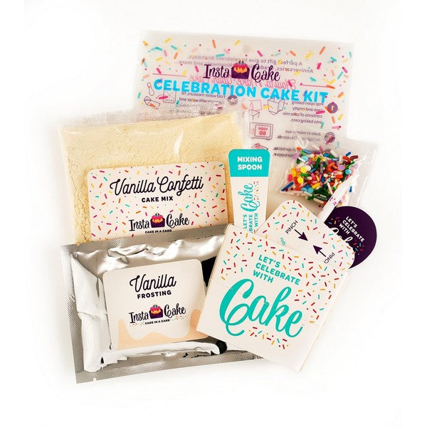 Vanilla Celebration Cake Kit | InstaCake Cards | boogie + birdie