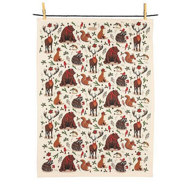 Winter Animals Tea Towel | boogie + birdie