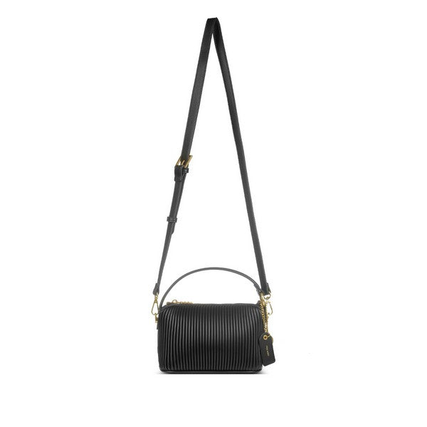 Black Pleated Pixie Mood Ella Crossbody | Shop bags and accessories at boogie + birdie in Ottawa.