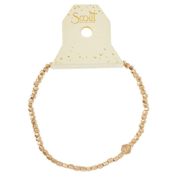 Gold Mini Metal Stacking Bracelet | Shop Scout at boogie + birdie in Ottawa