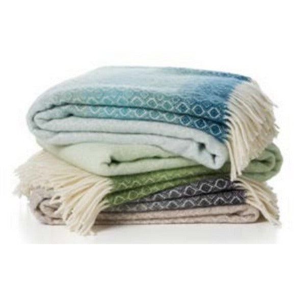 Natural Havanna Ombre Klippan Throw | Shop Lambswool blankets at boogie + birdie in Ottawa.