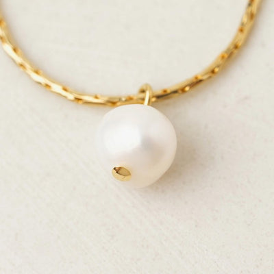 Gold Amari Pearl Necklace | Lover's Tempo | boogie + birdie