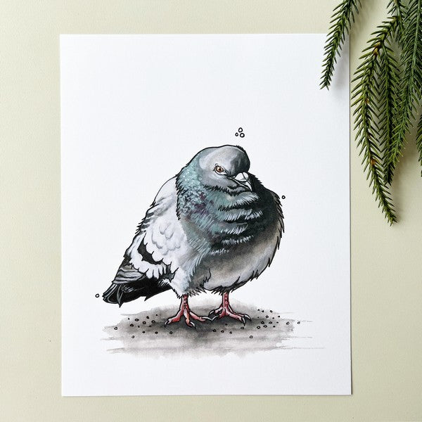 Pigeon Art Print | Paper Goods | boogie + birdie