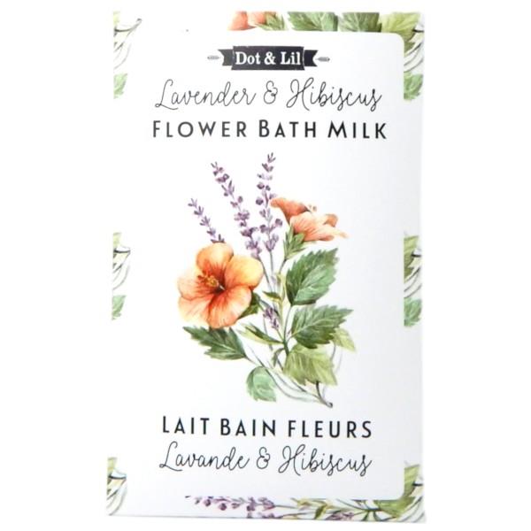 Lavender and Hibiscus Flower Bath Milk | Dot & Lil | boogie + birdie