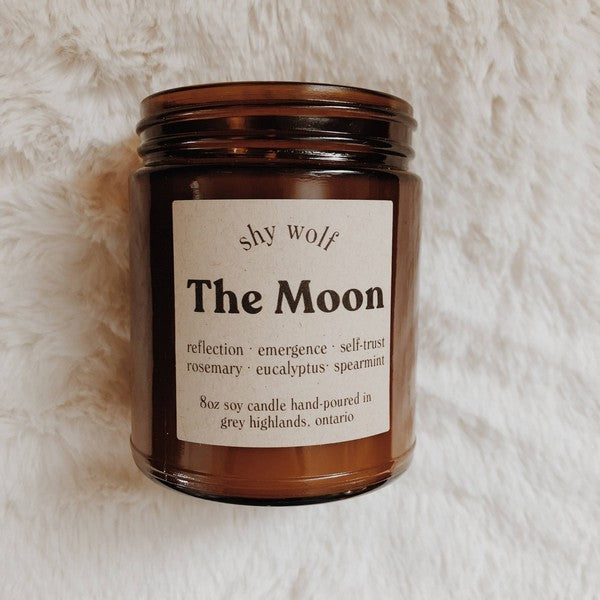 The Moon Tarot Candle | Shy Wolf Candles | boogie + birdie